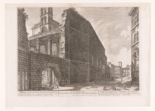 View of the Forum of Nerva