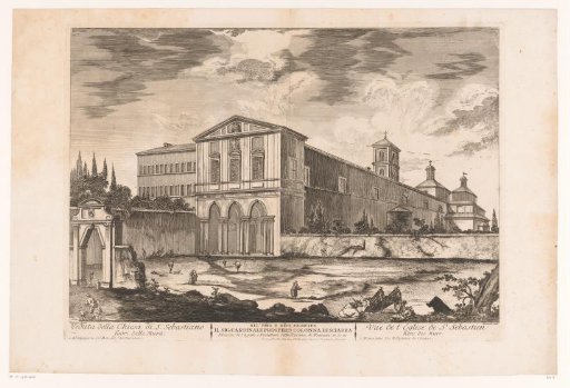 View of St. Sebastian Outside the Walls