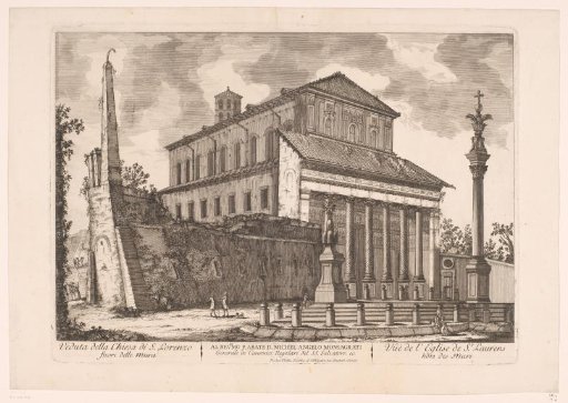 View of Saint Lawrence Outside the Walls in Rome