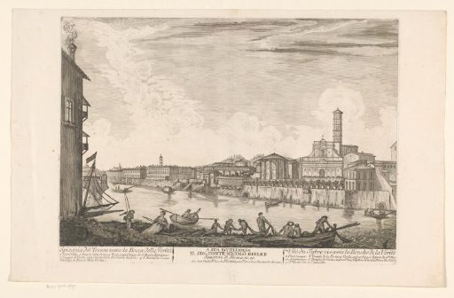 View of the Tiber, in Rome