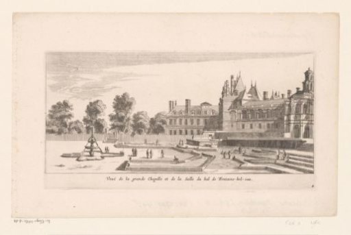 View of the Chapel and the Ballroom of Fontainebleau