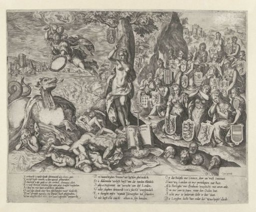 Orange Saves the Netherlands from the Spanish Sea Monster, ca. 1577