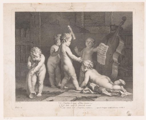 Five Children Playing Music