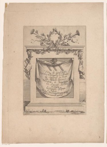 Title Print with Attributes of the Arts