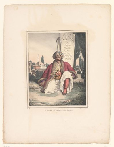 Portrait of the keeper of the seals of Ali, Pasha of Ioannina