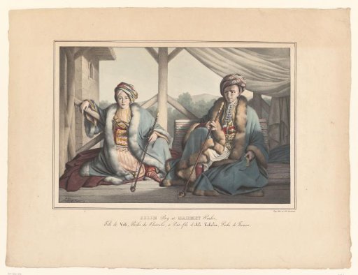 Double portrait of Selim Bey and Mahmet Pasha