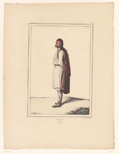 Portrait of an unknown Souliote on Corfu