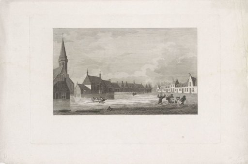 Flooding at Kruiningen, 1808