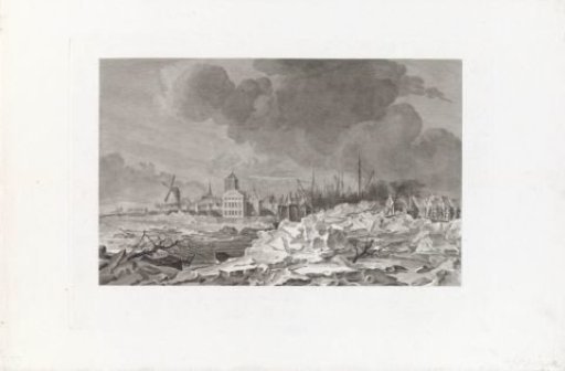 Drifting ice at Tiel, 1799
