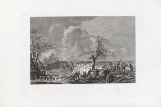 Breach of the dike at Doornik, 1799