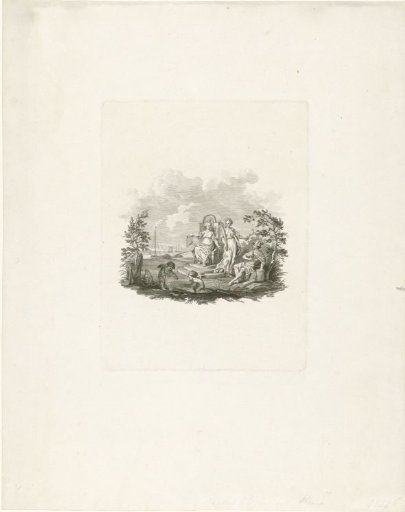 Timepiece on the First Meeting of the Economic Section of the Society of Sciences in Haarlem, 1778