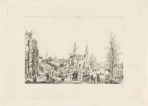 Ruins on the Rapenburg in Leiden after the Disaster, 1807