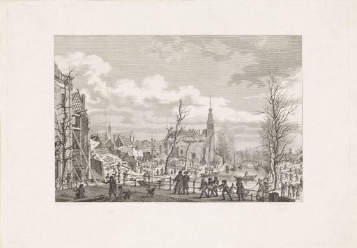 Ruins on the Rapenburg in Leiden after the Disaster, 1807