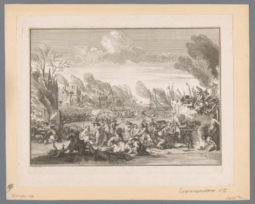 French Cruelties in Bodegraven and Zwammerdam, 1672