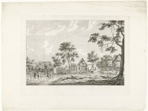 Ruin of the Gunpowder Factory de Munnik near Purmerend after the Explosion on September 14, 1776