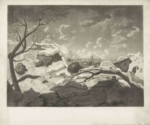 Breach of the Waaldijk near Nijmegen, 1809
