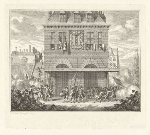 Unrest during the Hanging of a Man and Woman at the Waag in Amsterdam, June 28, 1748