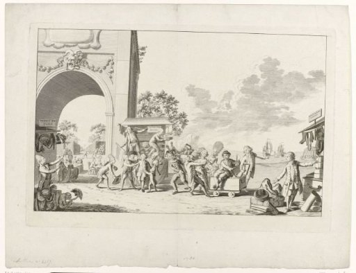 Satire on the Anglophilia of Young Holland, 1780