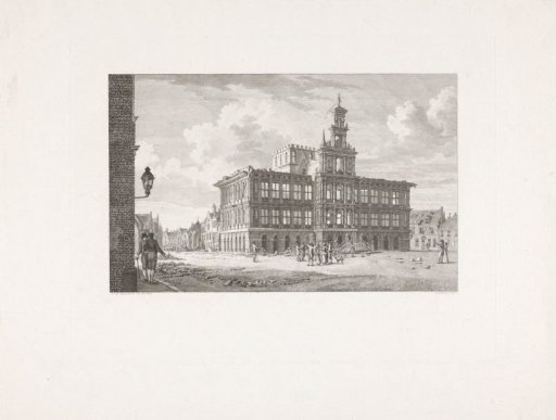 Town Hall of Vlissingen after the Bombardment, 1809