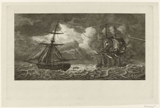 Rescue of the crew of the ship Holland, 1781