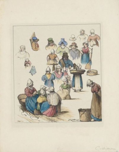 Figure Studies (third sheet), 1833