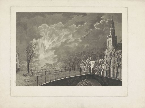 Gunpowder explosion in Leiden, 1807