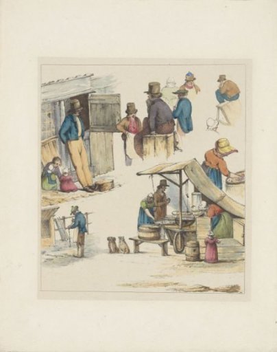 Figure Studies (second sheet), 1833