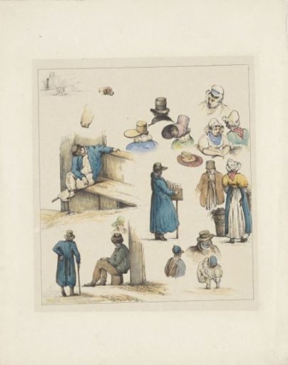 Figure Studies (first sheet), 1833