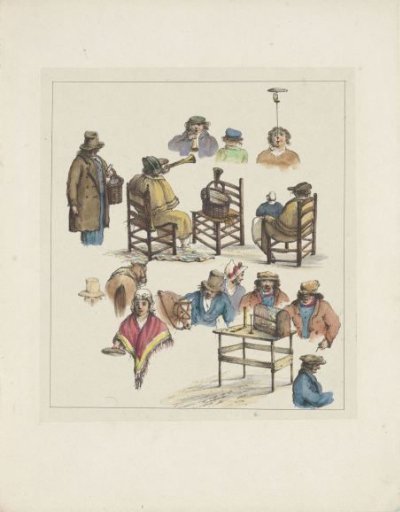 Figure Studies (sixth sheet), 1833