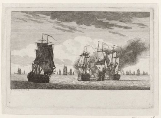 Willem Crul attacked by the English, 1781