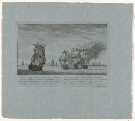 Willem Crul attacked by the English, 1781