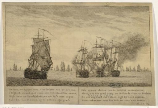 Willem Crul attacked by the English, 1781