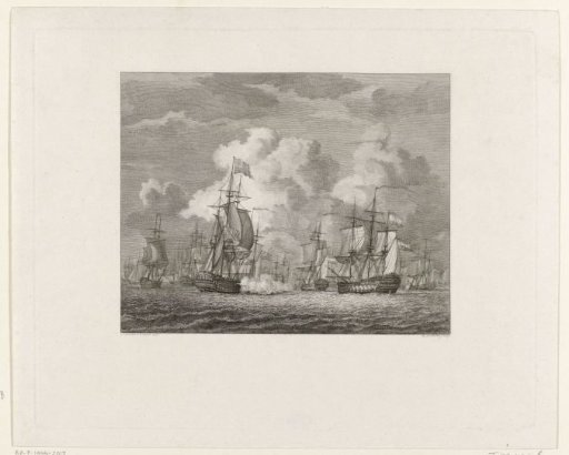 Engagement between Fielding and Van Bylandt, 1779