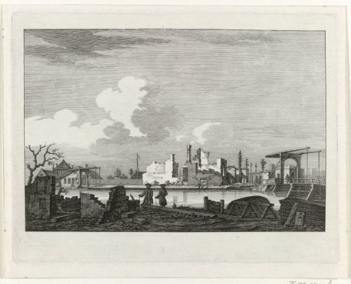 Ruins after the fire at Uithoorn, 1781