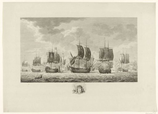 Naval Battle at Dogger Bank, 1781