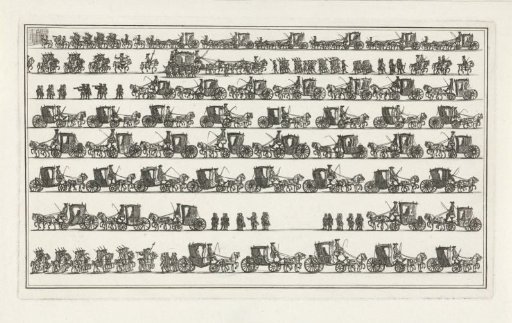 Procession for the installation of William V as hereditary stadtholder, 1766