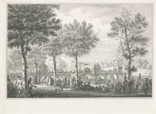 Arrival of William V and Wilhelmina of Prussia at the Haarlemmerpoort, 1768
