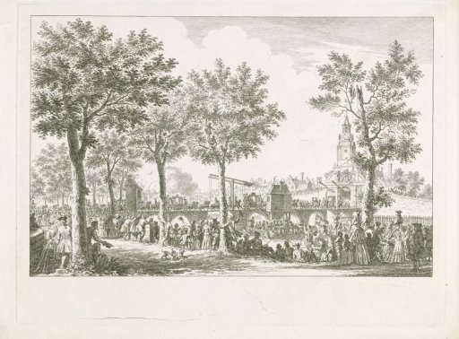 Arrival of William V and Wilhelmina of Prussia at the Haarlemmerpoort, 1768