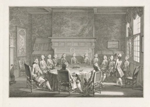 Willem V taking his seat as a director of the WIC, 1768