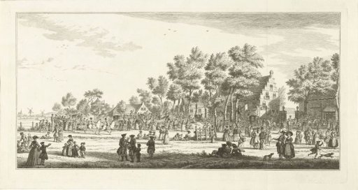 Dutch trotting race, ca. 1775