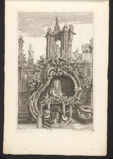 Fountain with a woman holding a trident