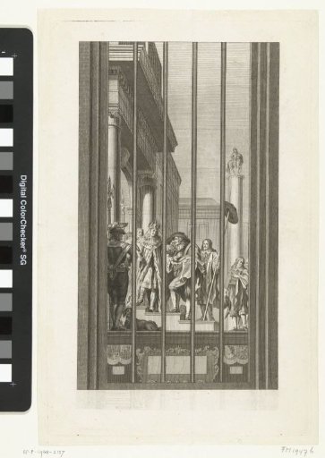 Stained-Glass Window Depicting King Philip IV Renouncing the Netherlands, 1648