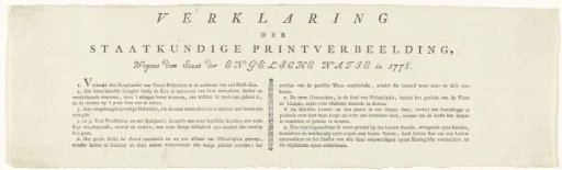 Explanation of the first caricature on English losses in the struggle with America, 1778