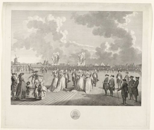 Transfer of Colors to the Drill Society Tot Nut der Schuttery, 1786
