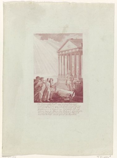 Title page for: Kornelis de Vogel, Catechism of the Stadtholdership, 1786