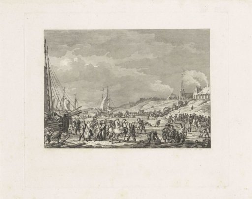 Departure of the Prince of Orange from Scheveningen, 1795