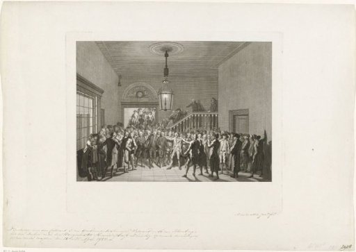 Deputation from the Doelen to Mayor Hooft, 1787