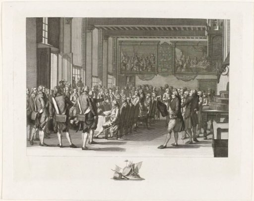 Oath-taking of the society Pro Aris et Focis in Haarlem, 1787