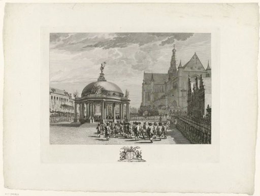 Oath-taking of the government regulation in Haarlem, 1787