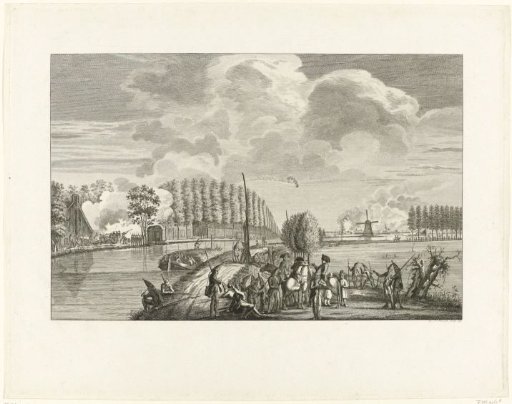 Attack on Muiden by General Kalckreuth, 1787